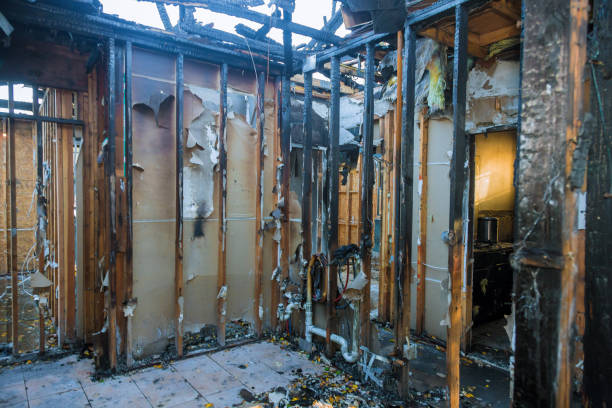 Professional Fire Damage Repair technician working in Canton, OH